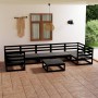 Juego de muebles de jardín 8 pzas madera maciza de pino de vidaXL, Conjuntos de jardín - Ref: Foro24-3076258, Precio: 547,48 ...