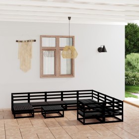 Garden furniture set 11 pieces solid pine wood by vidaXL, Garden sets - Ref: Foro24-3076033, Price: 811,99 €, Discount: %