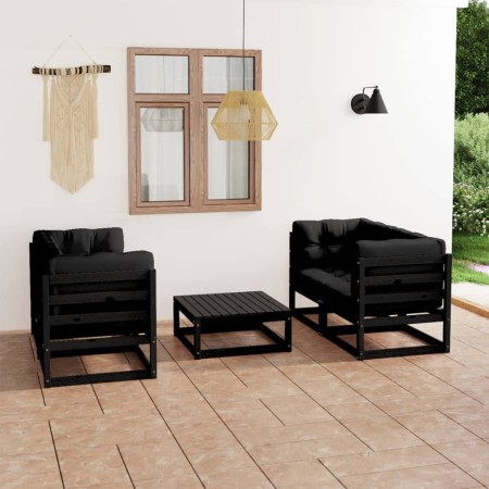 5-piece garden furniture set with solid pine wood cushions by vidaXL, Garden sets - Ref: Foro24-3076308, Price: 557,98 €, Dis...