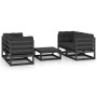 5-piece garden furniture set with solid pine wood cushions by vidaXL, Garden sets - Ref: Foro24-3076308, Price: 557,98 €, Dis...