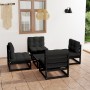 5-piece garden furniture set with solid pine wood cushions by vidaXL, Garden sets - Ref: Foro24-3076318, Price: 466,76 €, Dis...