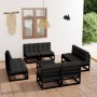 9-piece garden furniture set and solid pine wood cushions by vidaXL, Garden sets - Ref: Foro24-3076328, Price: 1,00 €, Discou...