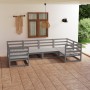 Juego de muebles de jardín 6 piezas madera maciza de pino de vidaXL, Conjuntos de jardín - Ref: Foro24-3076241, Precio: 292,9...