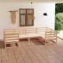 Gartenmöbel-Set 6-tlg. aus massivem Kiefernholz von vidaXL, Gartensets - Ref: Foro24-3076239, Preis: 292,99 €, Rabatt: %