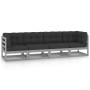 4-Sitzer-Gartensofa mit Kissen aus massivem Kiefernholz von vidaXL, Outdoor-Sofas - Ref: Foro24-3076411, Preis: 357,89 €, Rab...