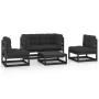 5-piece garden furniture set with solid pine wood cushions by vidaXL, Garden sets - Ref: Foro24-3076438, Price: 512,35 €, Dis...