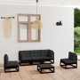 6-piece garden furniture set with solid pine wood cushions by vidaXL, Garden sets - Ref: Foro24-3076448, Price: 616,68 €, Dis...