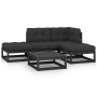 5-piece garden furniture set with solid pine wood cushions by vidaXL, Garden sets - Ref: Foro24-3076533, Price: 517,99 €, Dis...