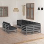 Garden furniture set 7 pieces and cushions solid pine wood by vidaXL, Garden sets - Ref: Foro24-3076656, Price: 643,55 €, Dis...