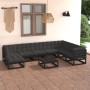 9-piece garden furniture set with solid pine wood cushions by vidaXL, Garden sets - Ref: Foro24-3076773, Price: 985,55 €, Dis...