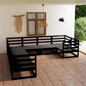 Juego de muebles de jardín 8 pzas y cojines madera pino maciza de vidaXL, Conjuntos de jardín - Ref: Foro24-3075978, Precio: ...