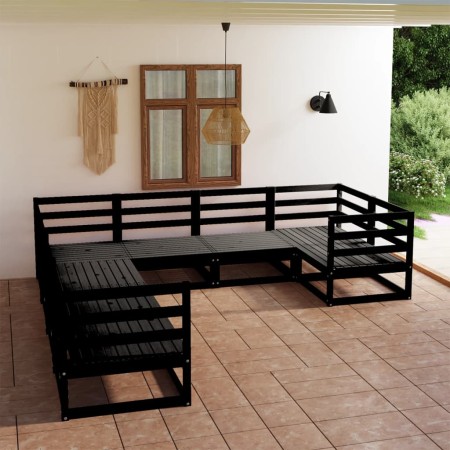 8-piece garden furniture set with solid pine wood cushions by vidaXL, Garden sets - Ref: Foro24-3075978, Price: 537,60 €, Dis...