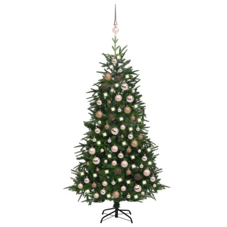 Árbol de Navidad con LED y bolas PVC&PE verde 180 cm de vidaXL, Arboles de navidad - Ref: Foro24-3077876, Precio: 152,41 €, D...