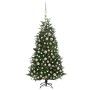 Christmas tree with LED and green PVC&PE balls 180 cm by vidaXL, Christmas trees - Ref: Foro24-3077876, Price: 152,41 €, Disc...