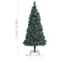 Künstlicher Weihnachtsbaum mit LEDs und grüner PET-Stütze 180 cm von vidaXL, Weihnachtsbäume - Ref: Foro24-3077775, Preis: 59...