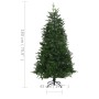 Künstlicher Weihnachtsbaum mit grünen LEDs aus PVC und PE, 180 cm von vidaXL, Weihnachtsbäume - Ref: Foro24-3077780, Preis: 1...