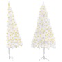 Árbol de Navidad artificial iluminado con luces blanco 150 cm de vidaXL, Arboles de navidad - Ref: Foro24-3077938, Precio: 23...