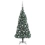 Artificial Christmas tree with LEDs and green PVC&PE balls 120 cm by vidaXL, Christmas trees - Ref: Foro24-3077922, Price: 74...