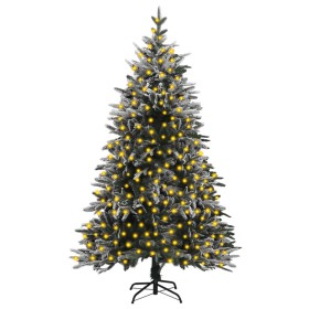 Árbol de Navidad artificial con luces y nieve PVC&PE 240 cm de vidaXL, Arboles de navidad - Ref: Foro24-3077787, Precio: 263,...