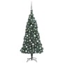 Árbol de Navidad artificial LEDs y bolas PVC&PE verde 150 cm de vidaXL, Arboles de navidad - Ref: Foro24-3077923, Precio: 94,...