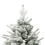 Christmas tree with LED, balls and flocked snow PVC and PE 240 cm by vidaXL, Christmas trees - Ref: Foro24-3077931, Price: 26...