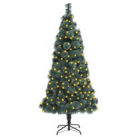 Weihnachtsbaum mit Lichtern und grüner PET-Stütze 150 cm von vidaXL, Weihnachtsbäume - Ref: Foro24-3077774, Preis: 40,99 €, R...