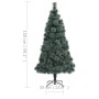 Weihnachtsbaum mit Lichtern und grüner PET-Stütze 150 cm von vidaXL, Weihnachtsbäume - Ref: Foro24-3077774, Preis: 40,11 €, R...