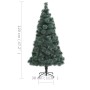 Künstlicher Weihnachtsbaum mit grünen LED-Lichtern aus PVC und PE, 120 cm von vidaXL, Weihnachtsbäume - Ref: Foro24-3077778, ...