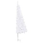 Corner artificial Christmas tree with LED white PVC 240cm by vidaXL, Christmas trees - Ref: Foro24-3077941, Price: 42,87 €, D...