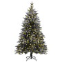 Künstlicher Weihnachtsbaum mit LEDs und Schnee PVC&PE 150 cm von vidaXL, Weihnachtsbäume - Ref: Foro24-3077784, Preis: 129,03...