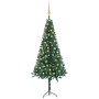 Artificial Christmas tree with LED corner and green balls 240 cm by vidaXL, Christmas trees - Ref: Foro24-3077946, Price: 80,...