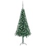 Artificial Christmas tree with LED corner and green balls 240 cm by vidaXL, Christmas trees - Ref: Foro24-3077966, Price: 73,...