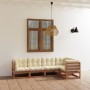 5-piece garden furniture set with solid pine wood cushions by vidaXL, Garden sets - Ref: Foro24-3076607, Price: 552,99 €, Dis...