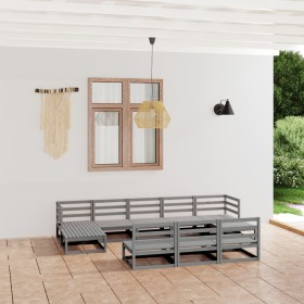 Garden furniture set 10 pieces solid pine wood by vidaXL, Garden sets - Ref: Foro24-3076096, Price: 462,70 €, Discount: %