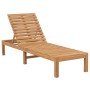 2 teak solid wood sun loungers by vidaXL, Loungers - Ref: Foro24-3073206, Price: 516,63 €, Discount: %