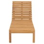 2 teak solid wood sun loungers by vidaXL, Loungers - Ref: Foro24-3073206, Price: 516,63 €, Discount: %