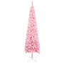 Árbol de Navidad estrecho con LEDs rosa 240 cm de vidaXL, Arboles de navidad - Ref: Foro24-3077987, Precio: 65,81 €, Descuent...