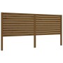 Honey brown solid wood bed frame and headboard 200x200 cm by vidaXL, Beds and slatted bases - Ref: Foro24-3195049, Price: 216...