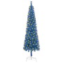 Narrow Christmas tree with blue LEDs 210 cm by vidaXL, Christmas trees - Ref: Foro24-3077996, Price: 58,69 €, Discount: %