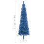 Narrow Christmas tree with blue LEDs 210 cm by vidaXL, Christmas trees - Ref: Foro24-3077996, Price: 58,69 €, Discount: %