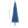 Árbol de Navidad estrecho con LEDs azul 150 cm de vidaXL, Arboles de navidad - Ref: Foro24-3077994, Precio: 39,24 €, Descuent...