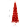 Schmaler Weihnachtsbaum mit roten LEDs 180 cm von vidaXL, Weihnachtsbäume - Ref: Foro24-3078000, Preis: 46,99 €, Rabatt: %