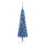 Schlanker Weihnachtsbaum mit LEDs und blauen Kugeln 180 cm von vidaXL, Weihnachtsbäume - Ref: Foro24-3078077, Preis: 58,77 €,...