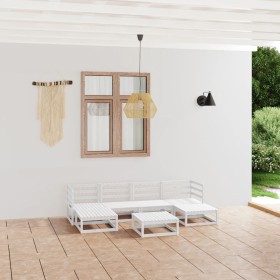 Garden furniture set 7 pieces solid pine wood by vidaXL, Garden sets - Ref: Foro24-3076070, Price: 336,36 €, Discount: %