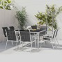 9-teiliges Garten-Ess-Set aus Stahl von vidaXL, Gartensets - Ref: Foro24-3073469, Preis: 440,17 €, Rabatt: %