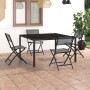 5-teiliges Garten-Ess-Set aus Stahl von vidaXL, Gartensets - Ref: Foro24-3073534, Preis: 311,97 €, Rabatt: %