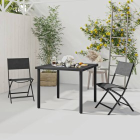 3-piece steel garden dining set by vidaXL, Garden sets - Ref: Foro24-3073512, Price: 153,99 €, Discount: %