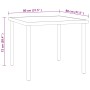 3-piece steel garden dining set by vidaXL, Garden sets - Ref: Foro24-3073512, Price: 153,04 €, Discount: %