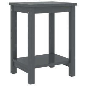 Massivholz-Nachttische aus dunkelgrauem Kiefernholz 35x30x47 cm von vidaXL, Nachttische - Ref: Foro24-322214, Preis: 32,63 €,...