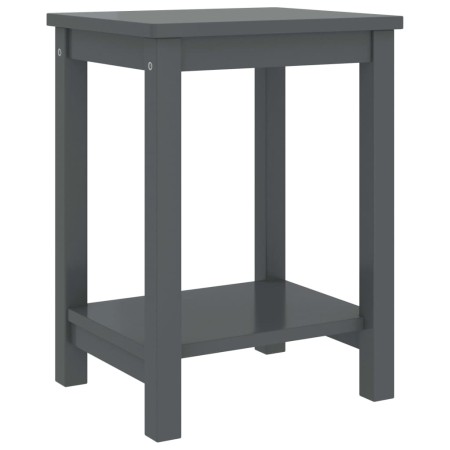 Massivholz-Nachttische aus dunkelgrauem Kiefernholz 35x30x47 cm von vidaXL, Nachttische - Ref: Foro24-322214, Preis: 27,99 €,...